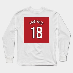 Tomiyasu 18 Home Kit - 22/23 Season Long Sleeve T-Shirt